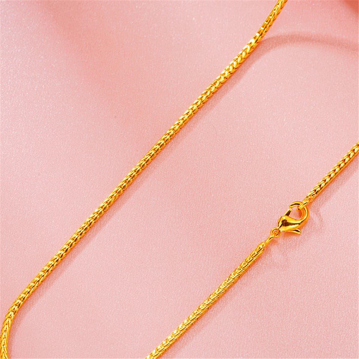 24K Gold-Plated Snake Chain Necklace