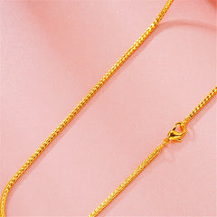 24K Gold-Plated Snake Chain Necklace