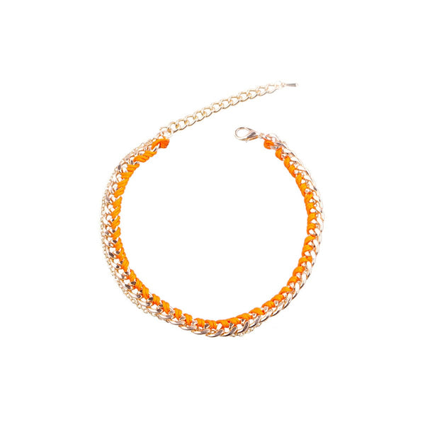 18k Gold-Plated Anklet - streetregion