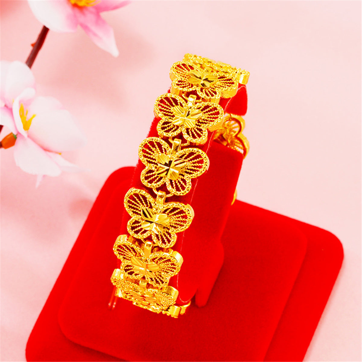 24K Gold-Plated Butterfly Bracelet