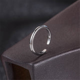 Silver-Plated Split-Shank Adjustable Toe Ring Set