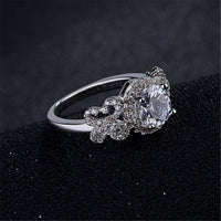 Crystal & cubic zirconia Hola Eternity Ring - streetregion