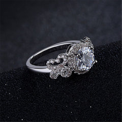 Crystal & cubic zirconia Hola Eternity Ring - streetregion