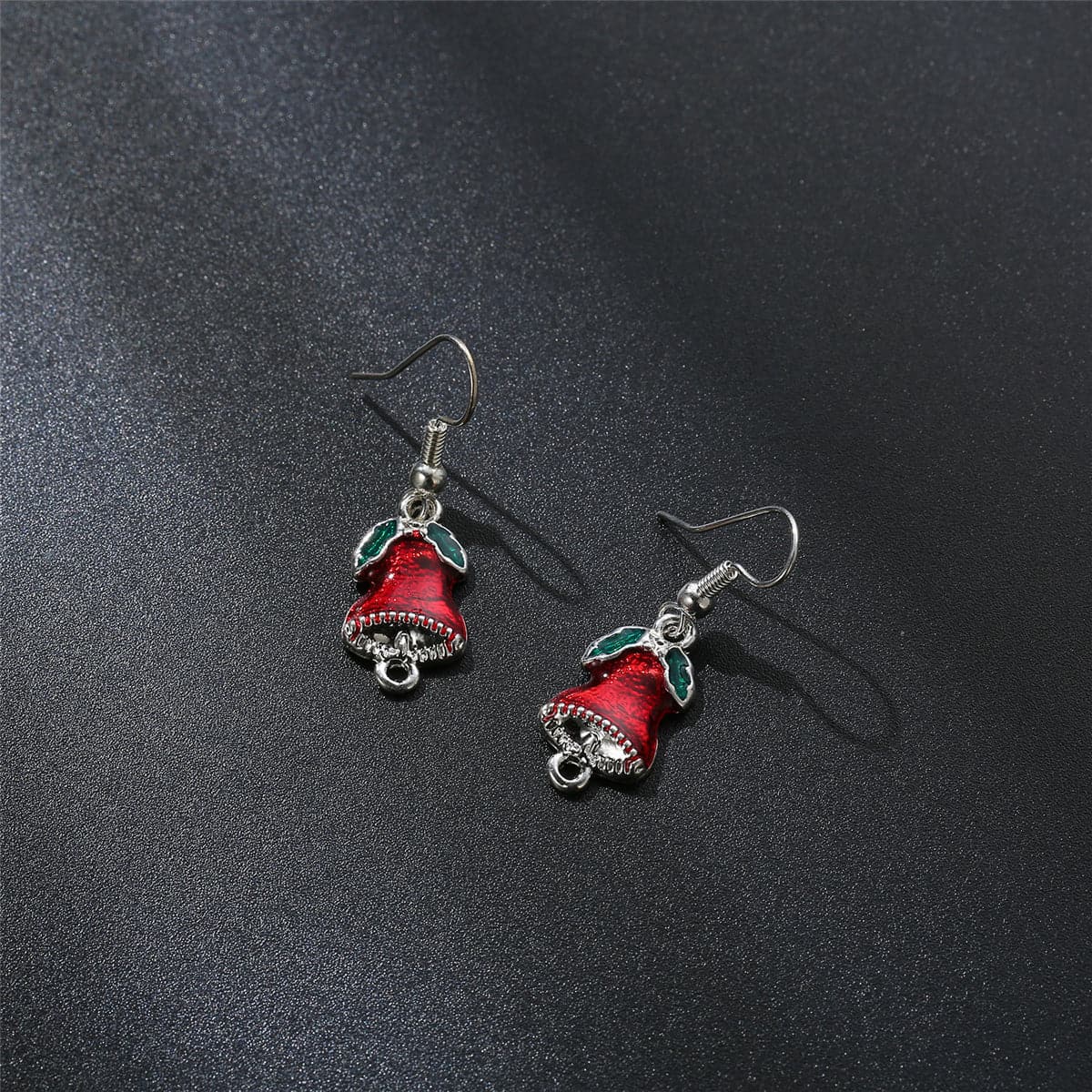 Silver-Plated Bell Drop Earrings