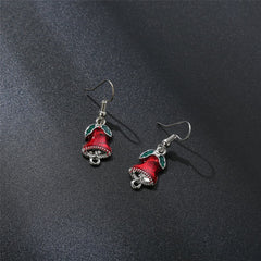 Silver-Plated Bell Drop Earrings