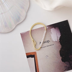 Pearl & 18K Gold-Plated Ear Cuff