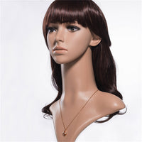 Yellow Crystal & Cubic Zirconia Pendant Necklace