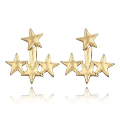 18K Gold-Plated Star Ear Jackets