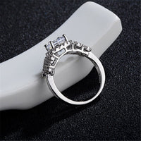 Crystal & cubic zirconia Hola Eternity Ring - streetregion