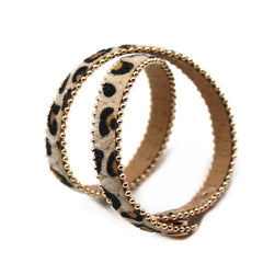 Brown Leopard Wrap Bracelet - streetregion