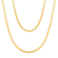 18k Gold-Plated Snake Chain Layered Necklace