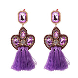 Crystal & Cubic Zirconia Fringe Drop Earrings