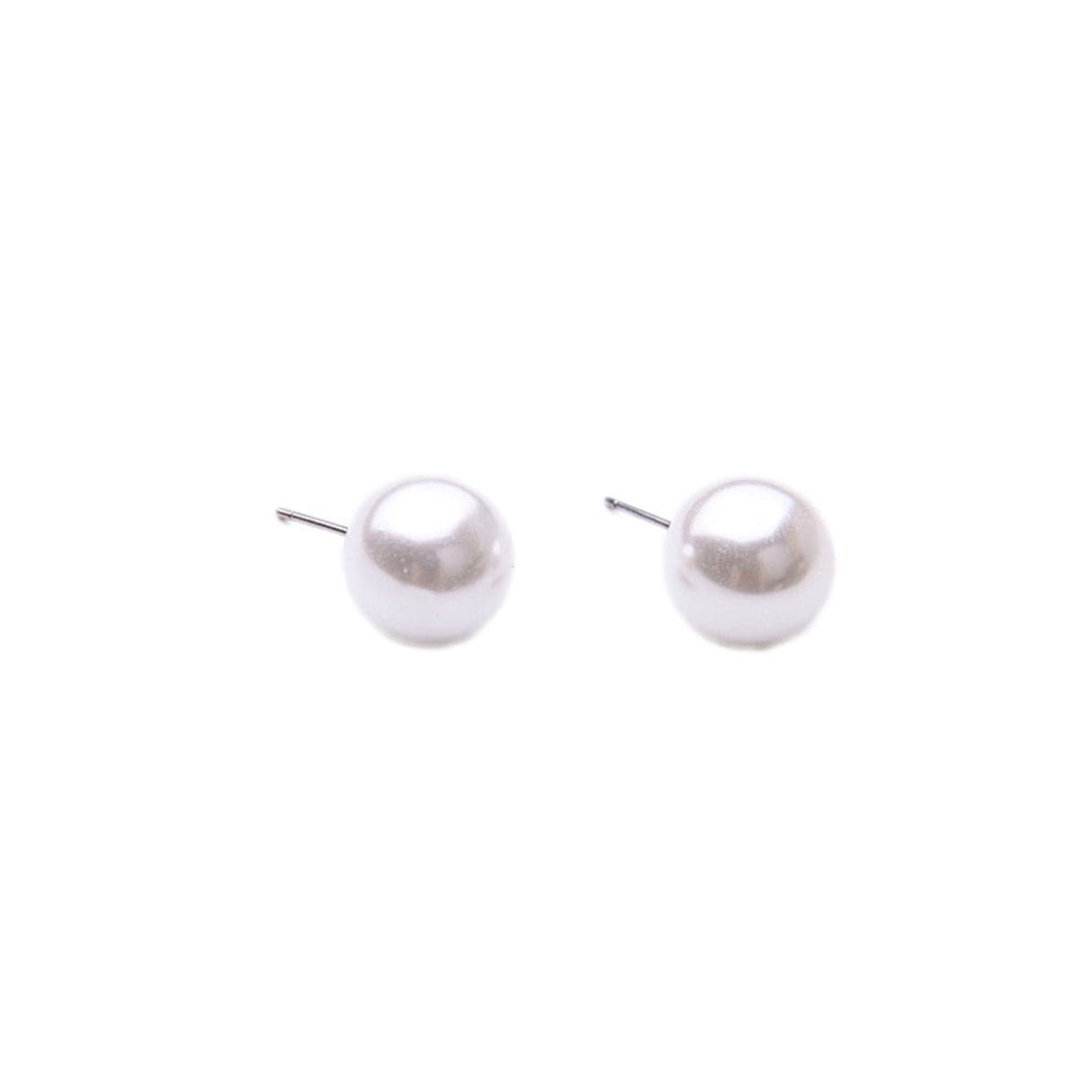 Imitation Pearl & 18k Gold-Plated Lips Stud Earrings - streetregion