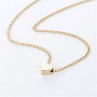 18k Gold-Plated Heart Pendant Necklace