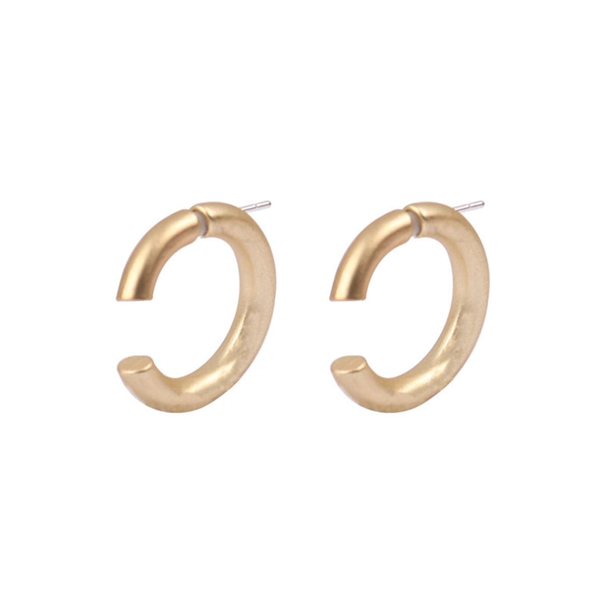18K Gold-Plated Half-Hoop Ear Jackets