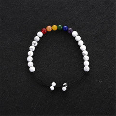 Agate Beaded Adjustable Bracelet