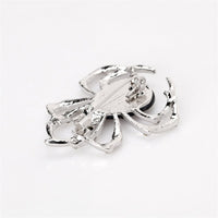 Cubic Zirconia & Abalone Shell Spider Brooch