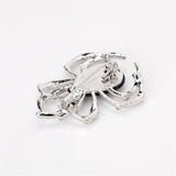 Cubic Zirconia & Abalone Shell Spider Brooch