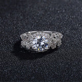 Crystal & cubic zirconia Hola Eternity Ring - streetregion