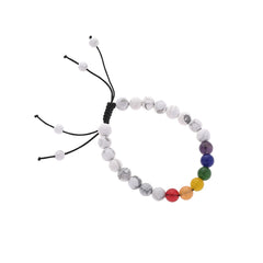 Agate Beaded Adjustable Bracelet