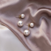 Pearl & 18k Gold-Plated Ear Jackets