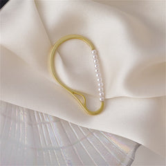 Pearl & 18K Gold-Plated Ear Cuff