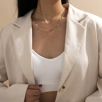 18k Gold-Plated Layered Necklace Set