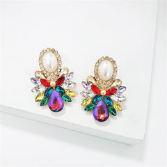 Crystal & Cubic Zirconia Botany Drop Earrings