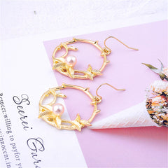 Pearl & 18K Gold-Plated Botany Drop Earrings