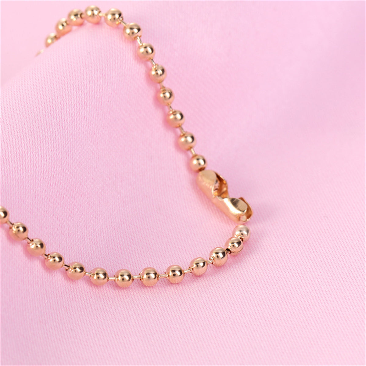 18K Gold-Plated and Light Pink Heart Pendant Necklace, gold pendant necklace for women, vintage-inspired design, styled look