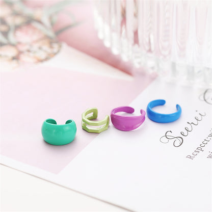 Blue Ear Cuff Set