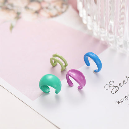 Blue Ear Cuff Set