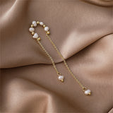 Pearl & 18k Gold-Plated Tassel Ear Cuff
