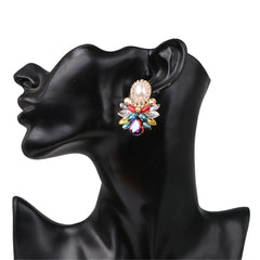 Crystal & Cubic Zirconia Botany Drop Earrings