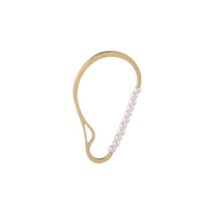 Pearl & 18K Gold-Plated Ear Cuff