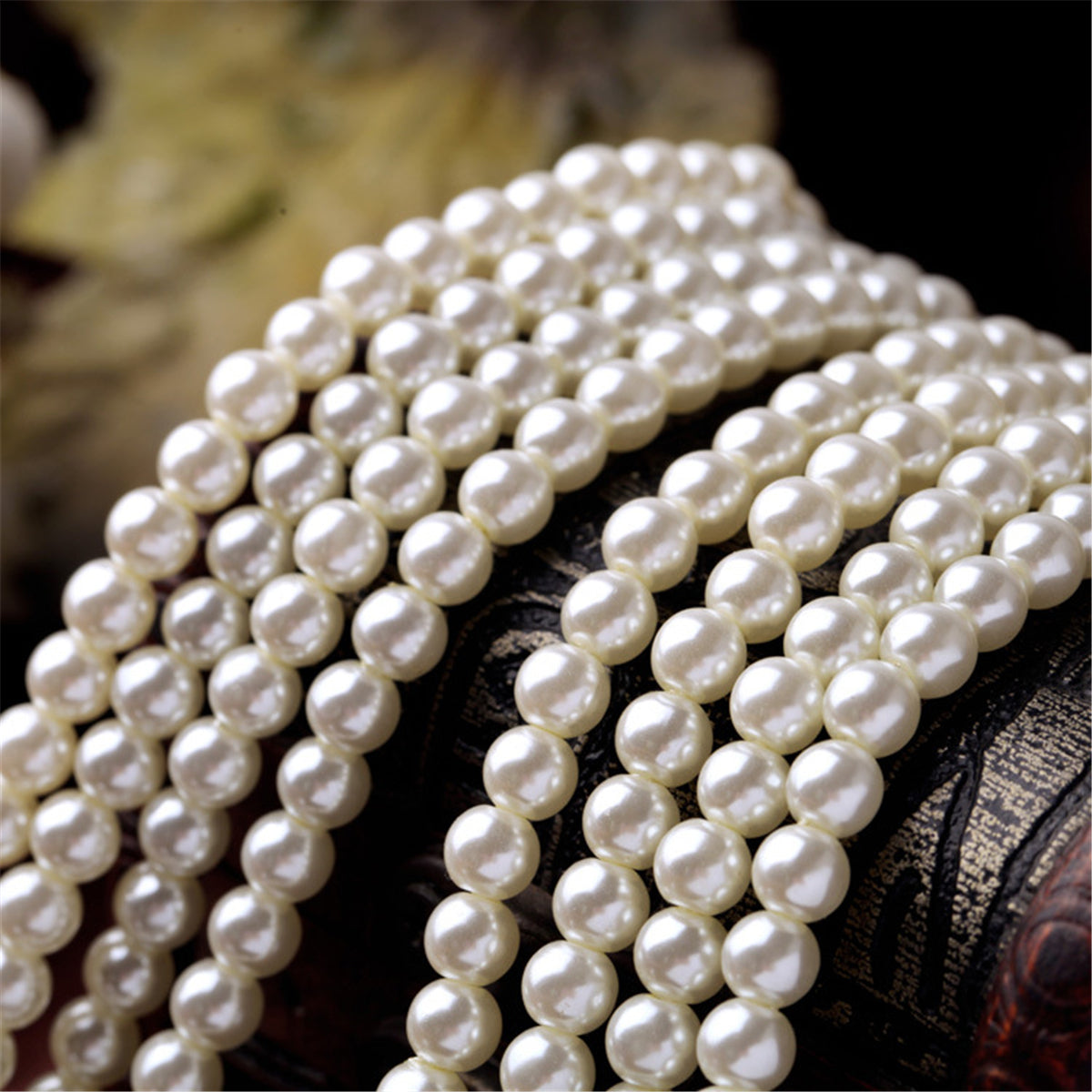 Pearl & Cubic Zirconia Layered Statement Necklace