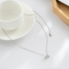 Silver-Plated Tiger Charm Waist Chain