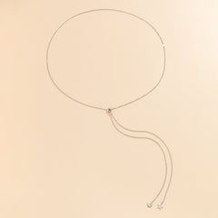 Silver-Plated 'LOVE' Star Waist Chain