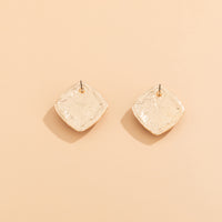 Black Enamel & Pearl 18k Gold-Plated Rhombus Stud Earrings