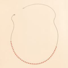 Red Acrylic & Silver-Plated Star Waist Chain