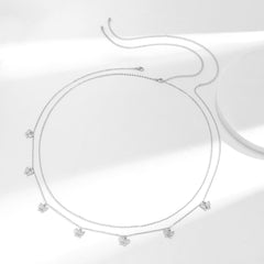 Silver-Plated Butterfly Waist Chain Set
