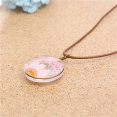 Gypsophila & Mum 18K Gold-Plated Pendant Necklace