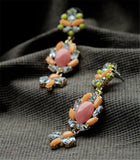 Cubic Zirconia & 18k Gold-Plated Marquise Cluster Drop Earrings