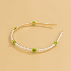 Green Howlite & 18K Gold-Plated Mum Station Headband