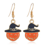 Orange & 18k Gold-Plated Pumpkin Drop Earrings