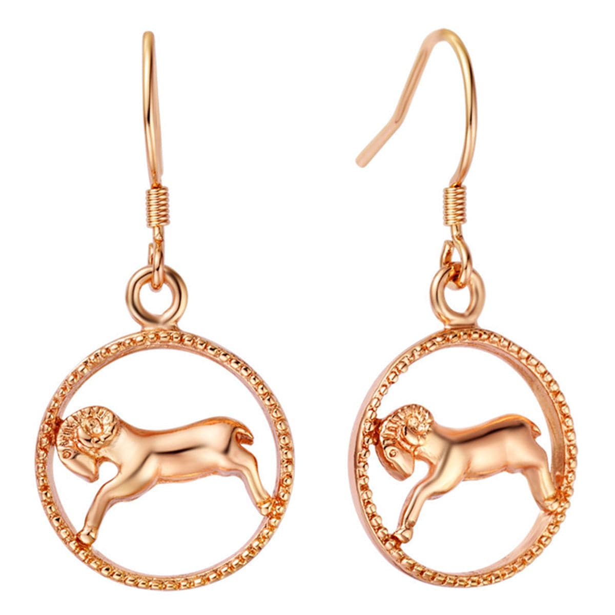 18K Rose Gold-Plated Constellation Drop Earrings