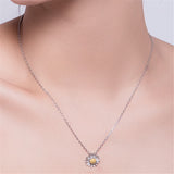 18k Gold-Plated & Sterling Silver Mum Pendant Necklace - streetregion