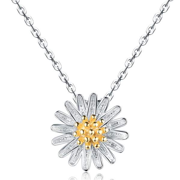 18k Gold-Plated & Sterling Silver Mum Pendant Necklace - streetregion