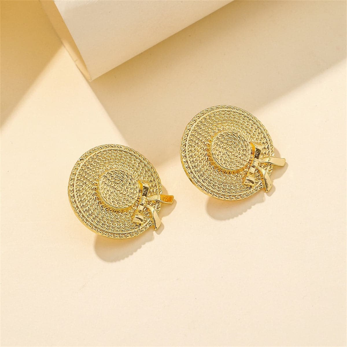 18K Gold-Plated Sunhat Drop Earrings