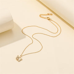 Striking 18K gold-plated butterfly necklace presented on a white surface, accentuating its delicate and stylish appeal.